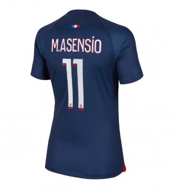 Paris Saint-Germain Marco Asensio #11 Replika Hjemmebanetrøje Dame 2023-24 Kortærmet